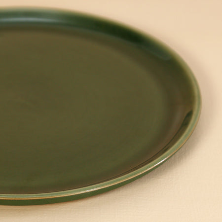 Edan Flat Salad Plate / Green