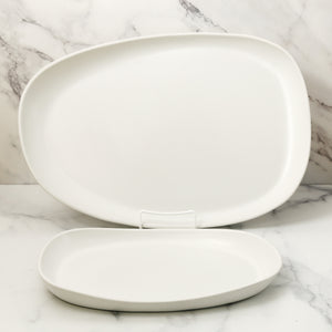 Dadasi Round Platter / Matte White