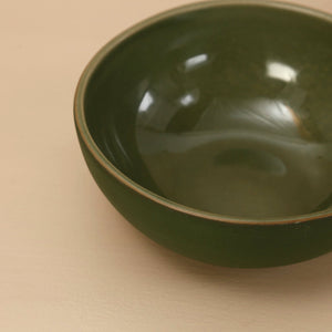 Dadasi Cereal Bowl / Matte & Shiny Green