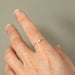 14K Solid Gold & Sterling Silver Nugget Ring