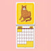 2027 Meow Monthly Calendar