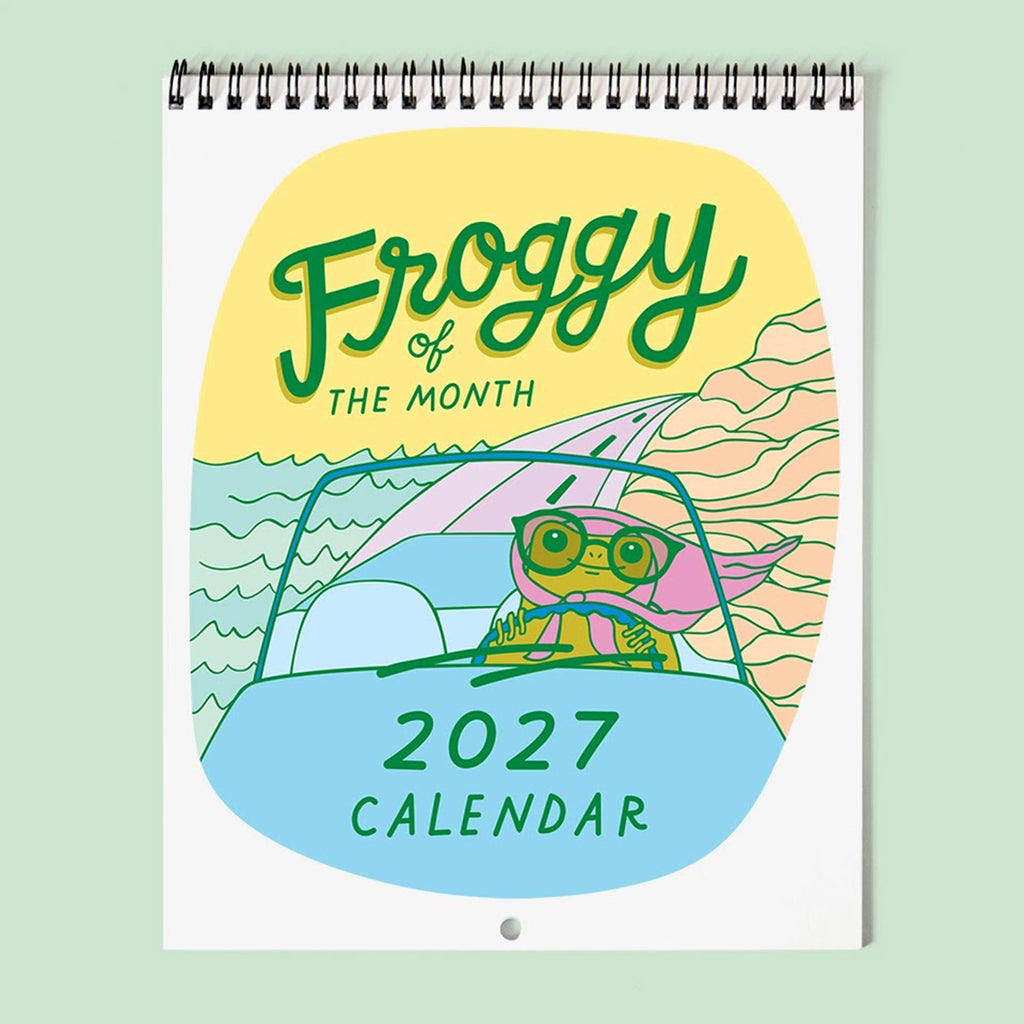 2027 Froggy Of The Month Calendar