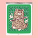 2027 Meow Monthly Calendar