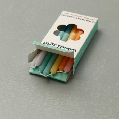 Goodlight Birthday Candles 12 Pack / Multi Pastel