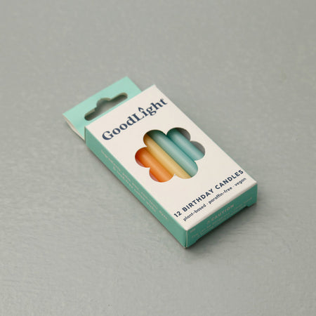 Goodlight Birthday Candles 12 Pack / Multi Pastel