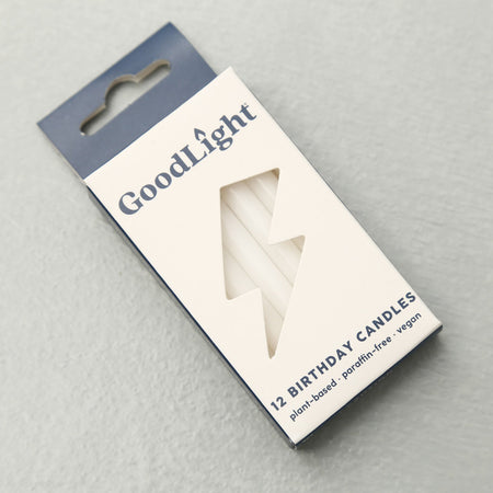 Goodlight Birthday Candles 12 Pack / White