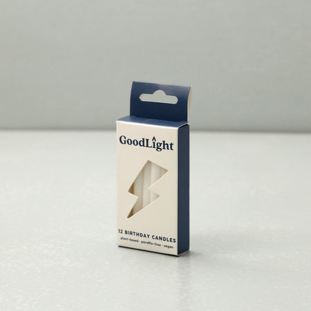 Goodlight Birthday Candles 12 Pack / White