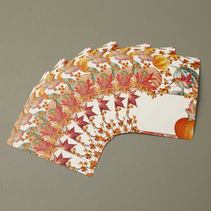 Caspari Paper Holiday Place Cards / Gourds And Leaves