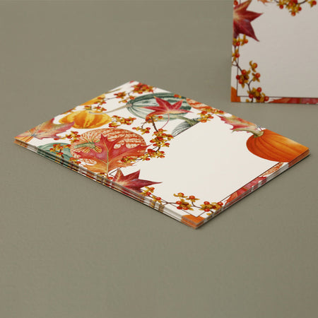 Caspari Paper Holiday Place Cards / Gourds And Leaves