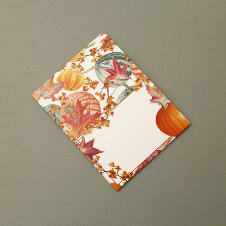 Caspari Paper Holiday Place Cards / Gourds And Leaves