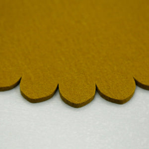 Graf Lantz Felt Scallop Trivet / Dandelion