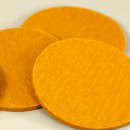 Graf Lantz Round Coaster 4pc / Turmeric