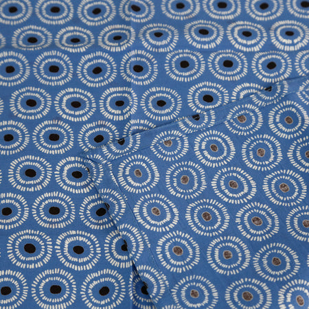 Block Print 4pc Napkin Set / Tangier Indigo