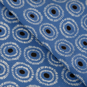 Block Print 4pc Napkin Set / Tangier Indigo