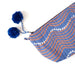 Block Print Makeup Bag / Waves Royal