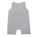 Linen Baby Shorts Romper / Grey Striped