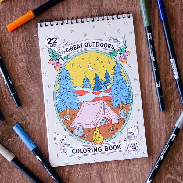 Premium Coloring Book / Outdoor Adventure
