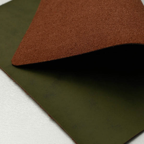 Faux Leather Placemats / Rectangle / Green