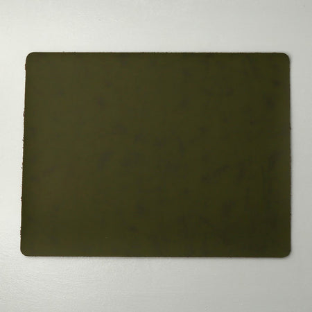Faux Leather Placemats / Rectangle / Green