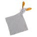 Bunny Organic Cotton Lovey Blanket / Grey