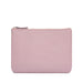 Vegan Leather Zipper Pouch / Mauve