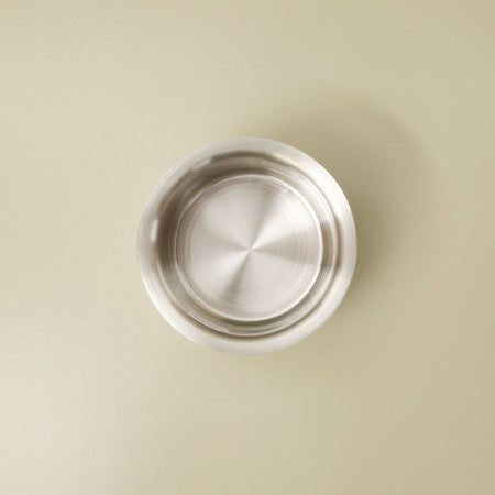 Satin Finish Hammered Double Wall Wine Coaster