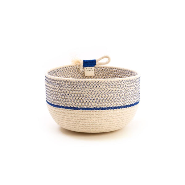 Handmade Rope Bowl / Blue