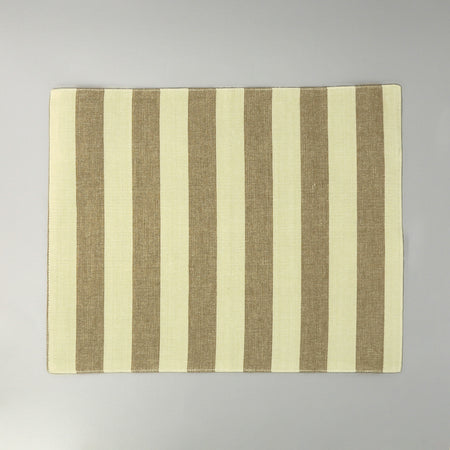 Essential Striped Placemat / Olive Sage