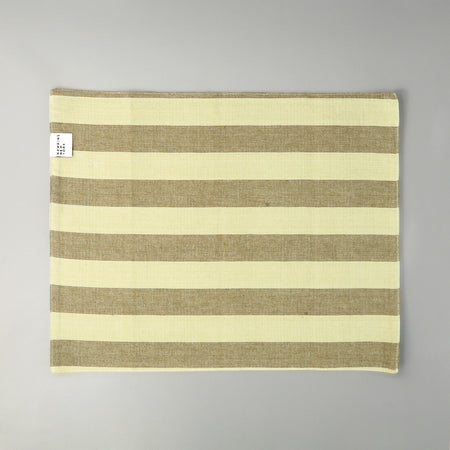 Essential Striped Placemat / Olive Sage