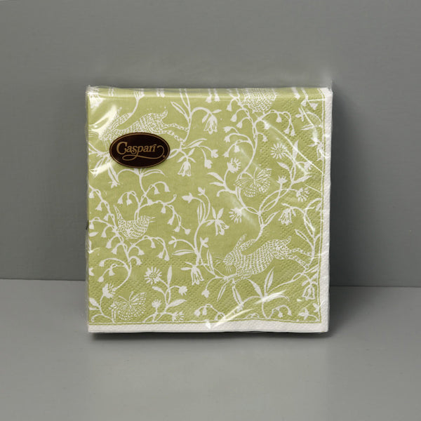 Caspari Paper Luncheon Napkins / Hedgerow Moss