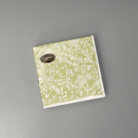 Caspari Paper Luncheon Napkins / Hedgerow Moss