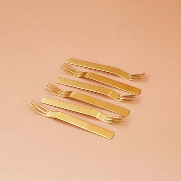 The Wazzy Appetizer Forks 6pc