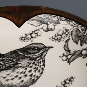 Laura Zindel Small Serving Dish / Hermit Thrush