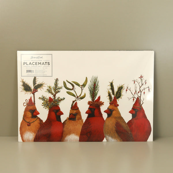 Paper Placemat Pack / Cardinal Party