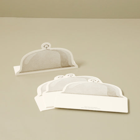 Hester & Cook Paper Place Cards / Serving Dome Place Card