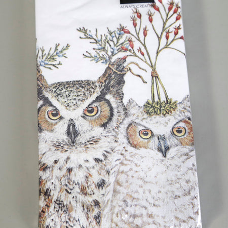 Vicki Sawyer Paper Guest Towel Napkins / Holiday Hoot