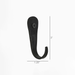 Small Forged Iron Wall Hooks