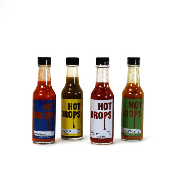 Hot Drops! / Box Set of 4 Hot Sauces
