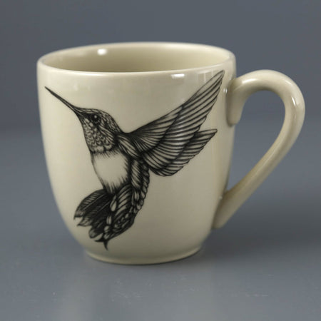 Laura Zindel Handmade Mug / Hummingbird #4