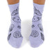 Baggu Crew Socks / Light Blue Shells