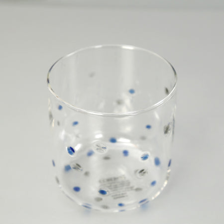 Indigo Dots Votive Holder