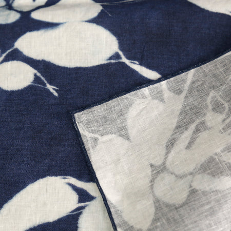 Porto Linen Table Runner 16" x 90" / Indigo