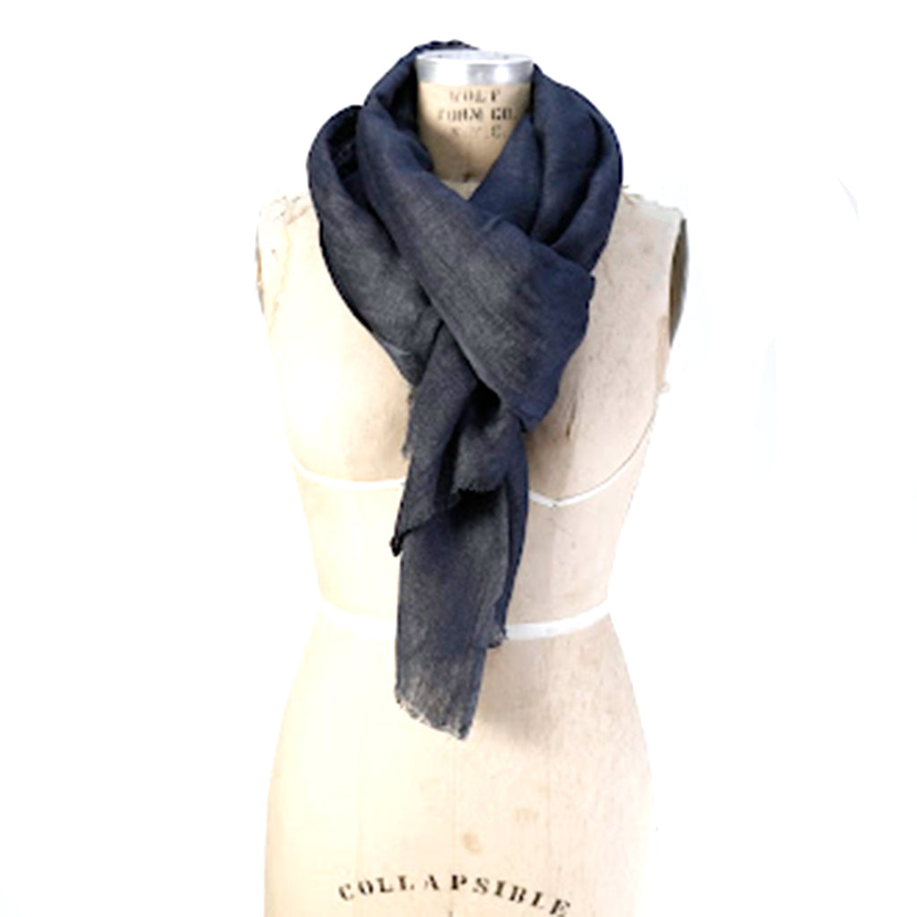 Linen Scarf / Indigo