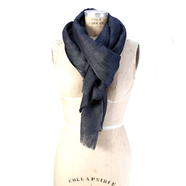 Linen Scarf / Indigo