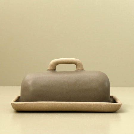 Hand Made Butter Dish / Stone
