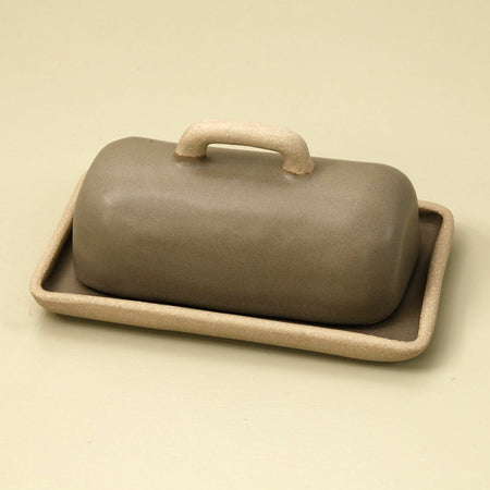 Hand Made Butter Dish / Stone