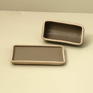 Hand Made Butter Dish / Stone