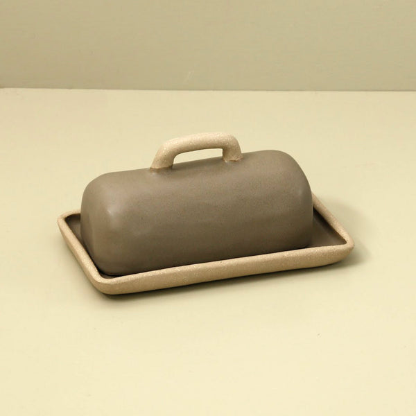 Hand Made Butter Dish / Stone