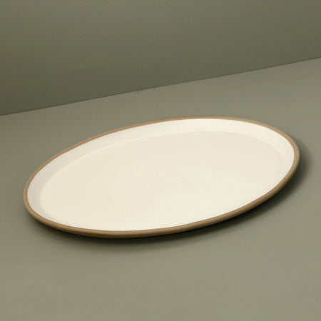 Jars of Dust Oval Platter / Eggshell
