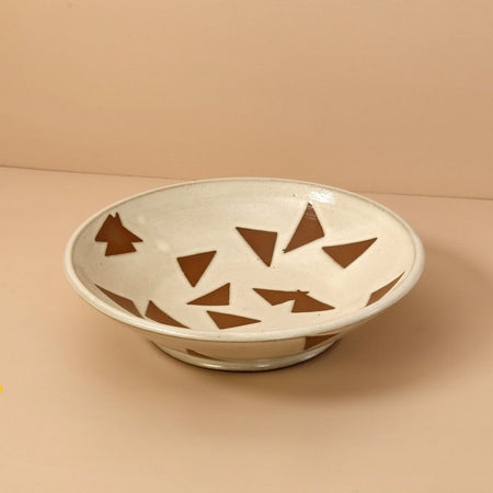 Jeremy Ayers / Geometric Serving Bowl